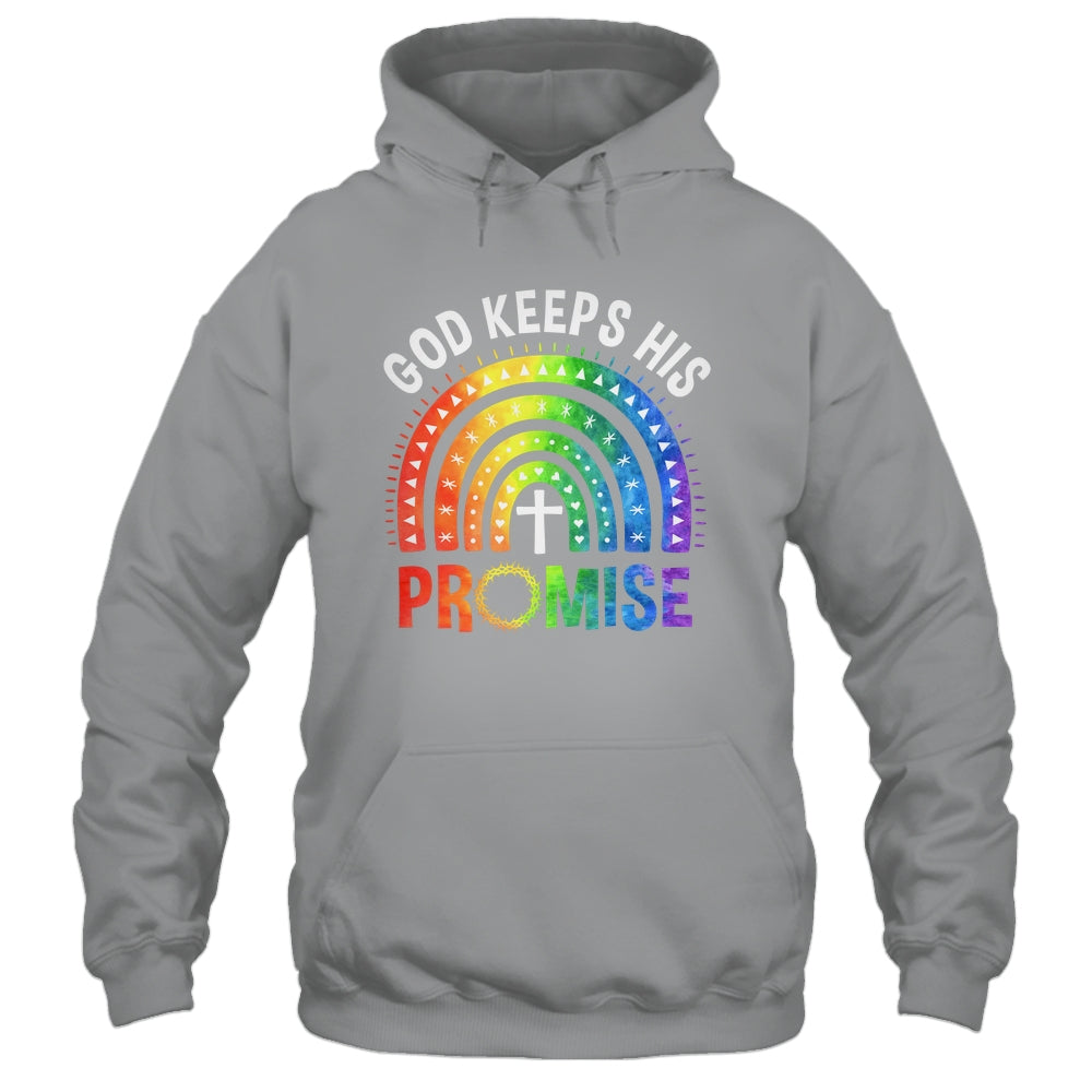 God Keeps His Promise Rainbow LGBT Christian Bible Religious Shirt & Hoodie | siriusteestore