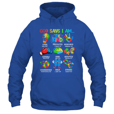 God Says I Am Be Kind Autism Awareness SPED Women Men Kids Shirt & Hoodie | siriusteestore
