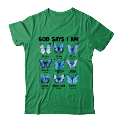 God Says I Am Butterfly Christian Women Girls Kids Religious Shirt & Hoodie | siriusteestore