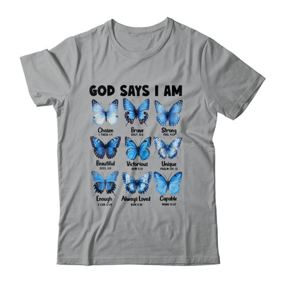 God Says I Am Butterfly Christian Women Girls Kids Religious Shirt & Hoodie | siriusteestore