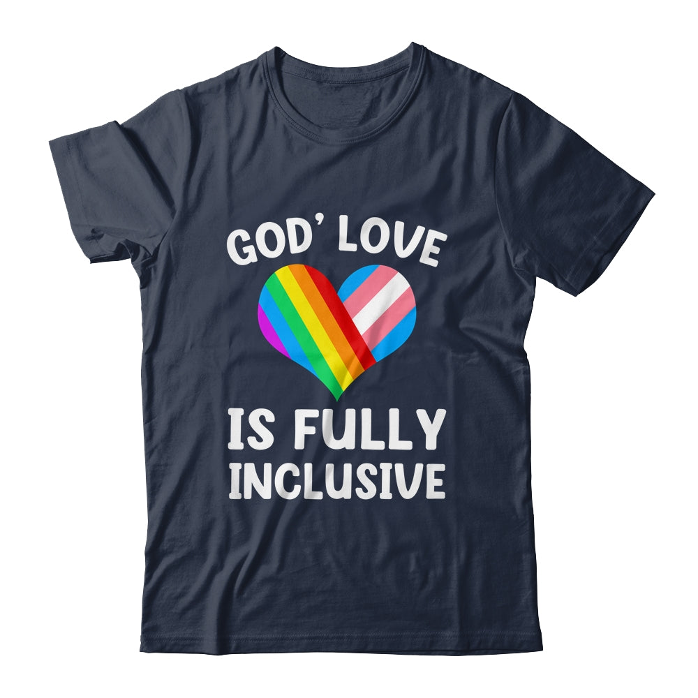 God's Love Is Fully Inclusive Christian LGBT Gay Pride Shirt & Tank Top | siriusteestore