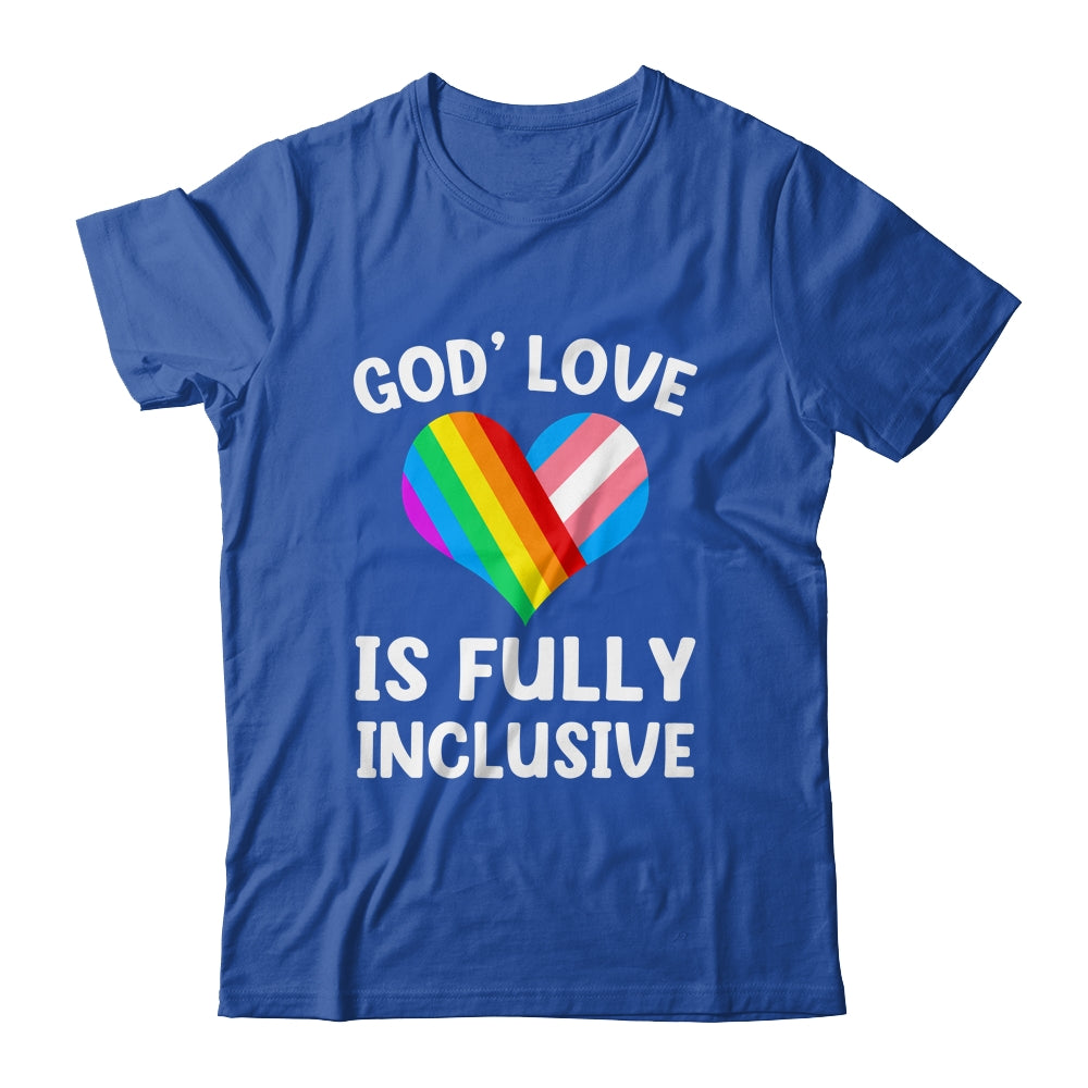 God's Love Is Fully Inclusive Christian LGBT Gay Pride Shirt & Tank Top | siriusteestore