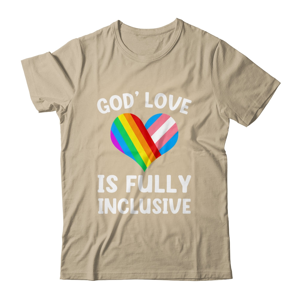 God's Love Is Fully Inclusive Christian LGBT Gay Pride Shirt & Tank Top | siriusteestore