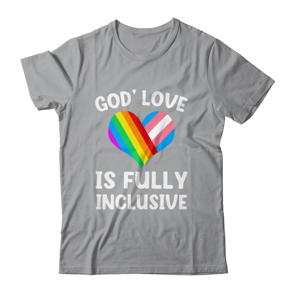God's Love Is Fully Inclusive Christian LGBT Gay Pride Shirt & Tank Top | siriusteestore