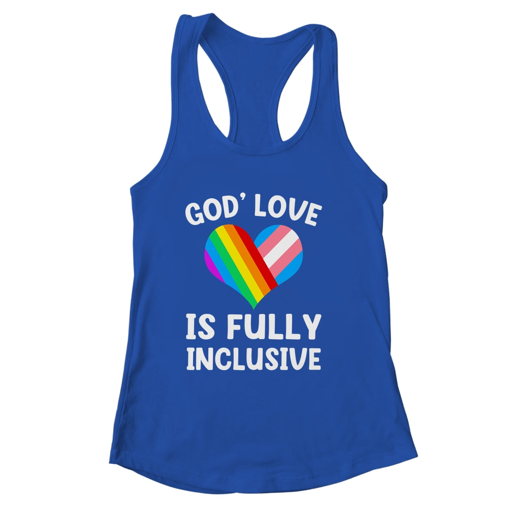 God's Love Is Fully Inclusive Christian LGBT Gay Pride Shirt & Tank Top | siriusteestore