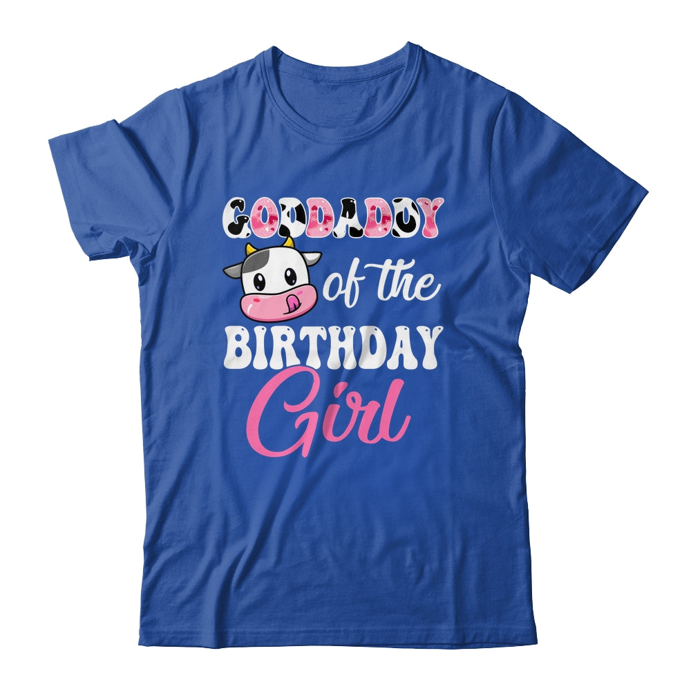 Goddaddy Of The Birthday Girl Farm Cow 1st Birthday Girl Shirt & Hoodie | siriusteestore
