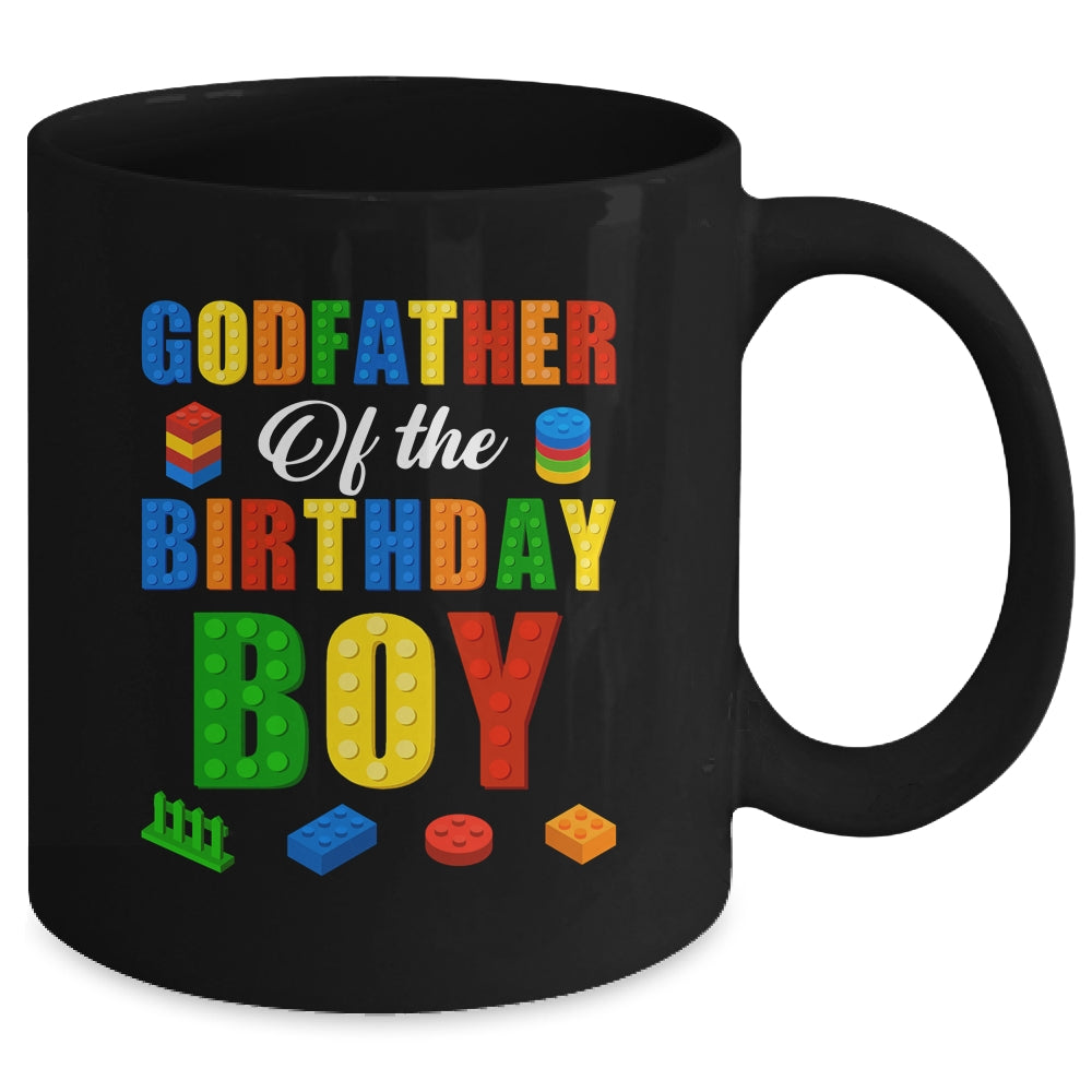 Godfather Birthday Boy Master Builder Building Bricks Blocks Mug | siriusteestore