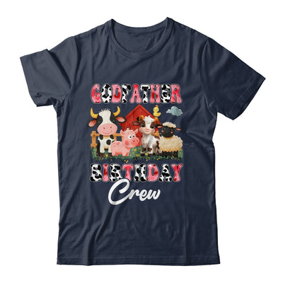 Godfather Birthday Crew Farm Cow Birthday Boy Girl Family Shirt & Hoodie | siriusteestore