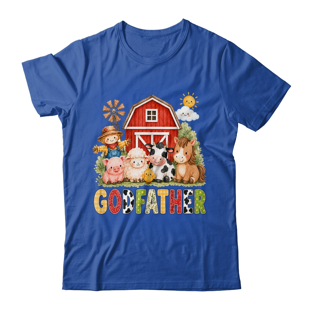 Godfather Farm Cow 1St Birthday Girl Boy Matching Family Shirt & Hoodie | siriusteestore