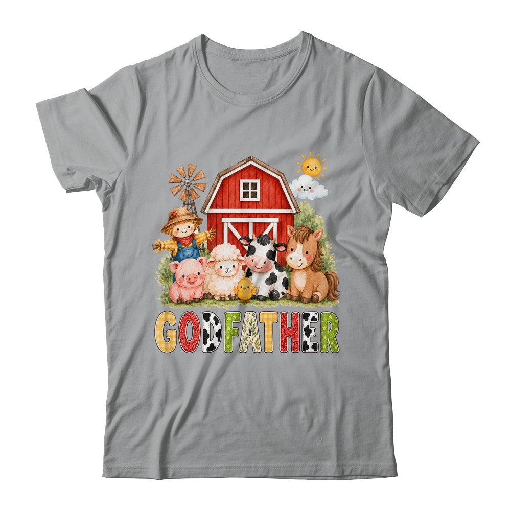 Godfather Farm Cow 1St Birthday Girl Boy Matching Family Shirt & Hoodie | siriusteestore