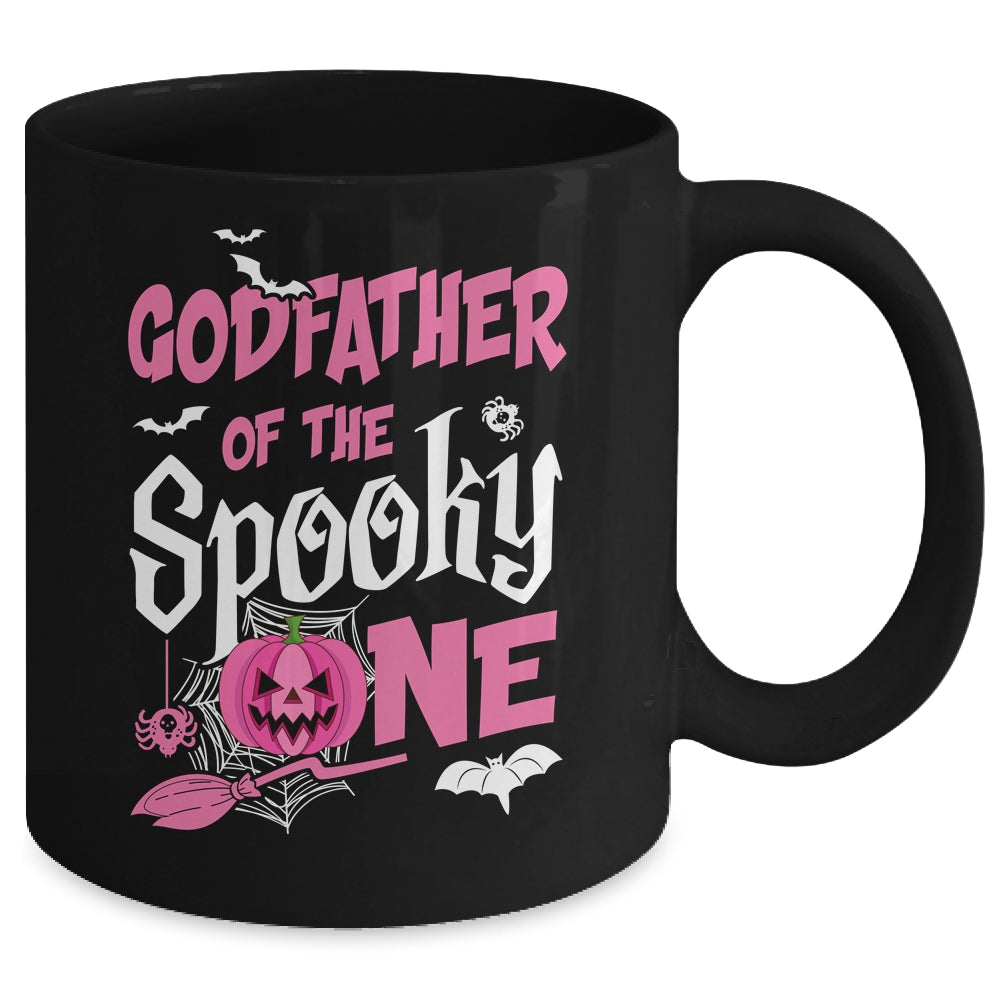 Godfather Halloween 1st Birthday Girl Matching Family Spooky Mug | siriusteestore