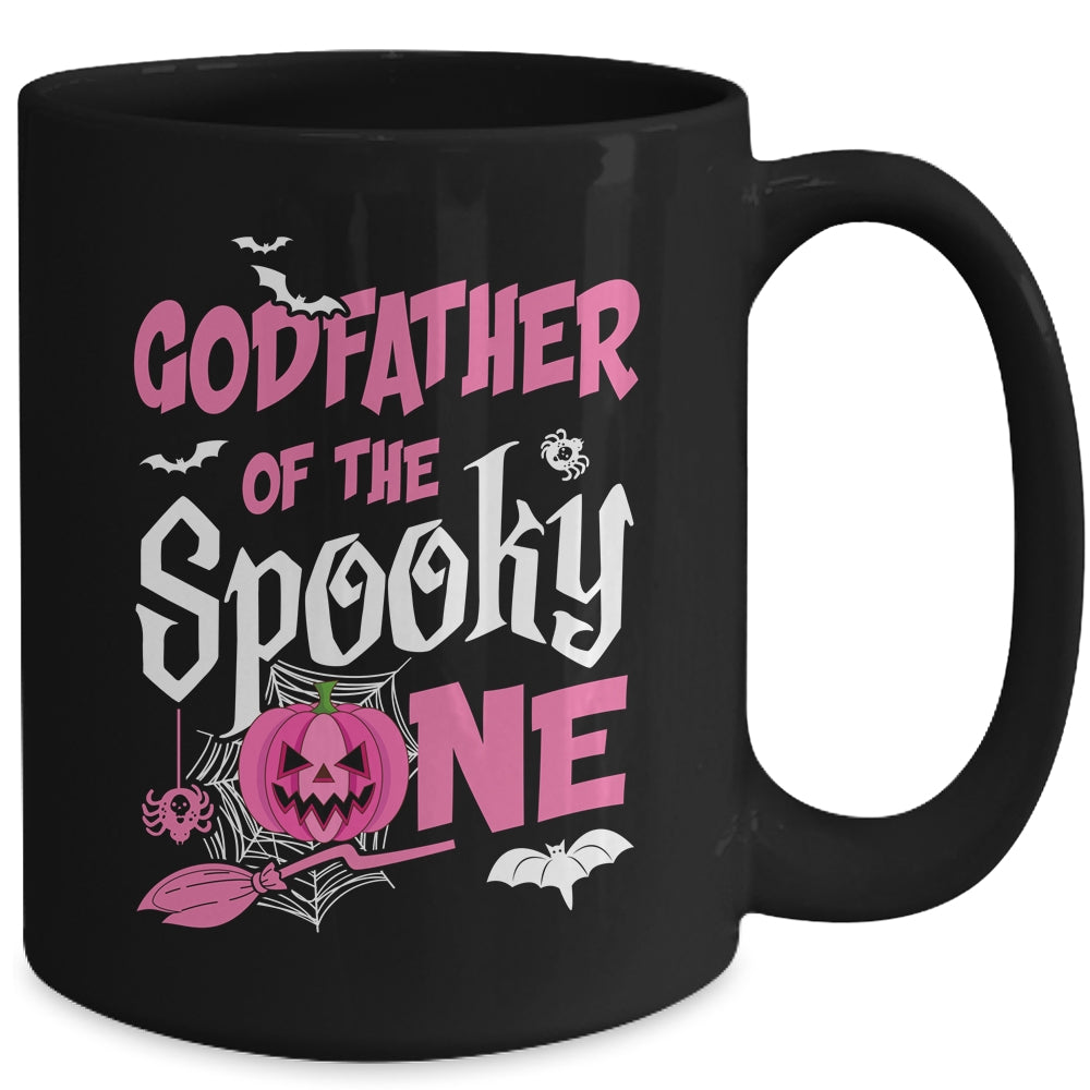 Godfather Halloween 1st Birthday Girl Matching Family Spooky Mug | siriusteestore