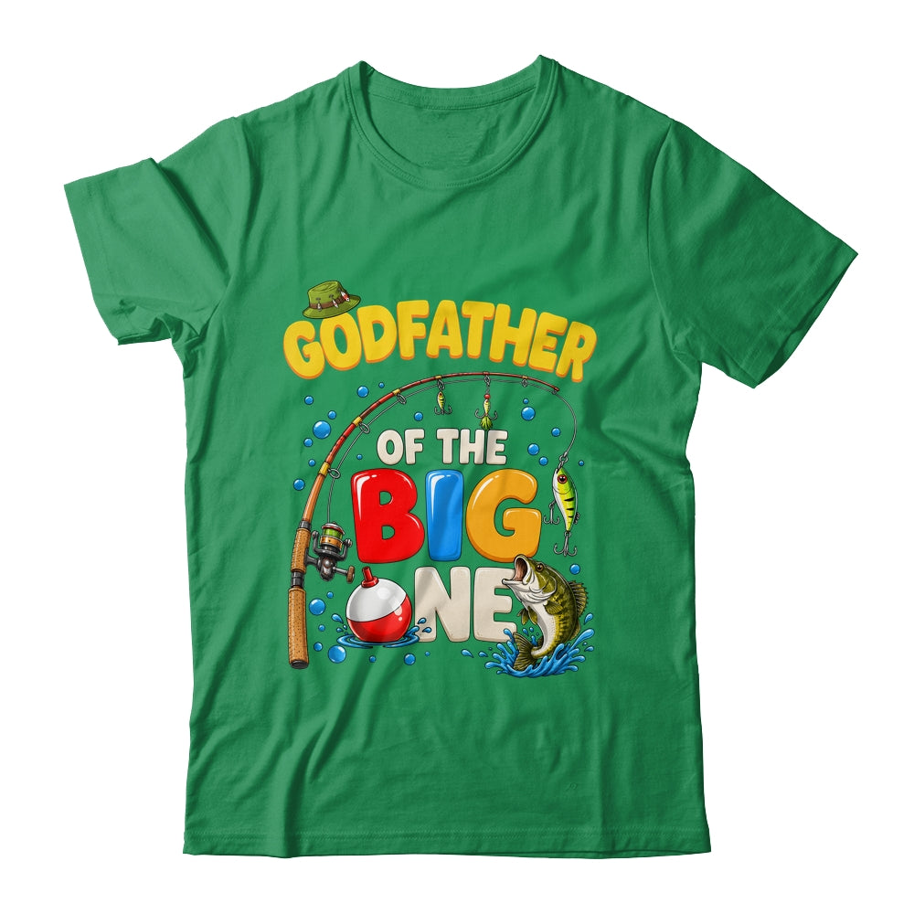Godfather Of The Big One Fishing Birthday Boy Family Party Shirt & Hoodie | siriusteestore