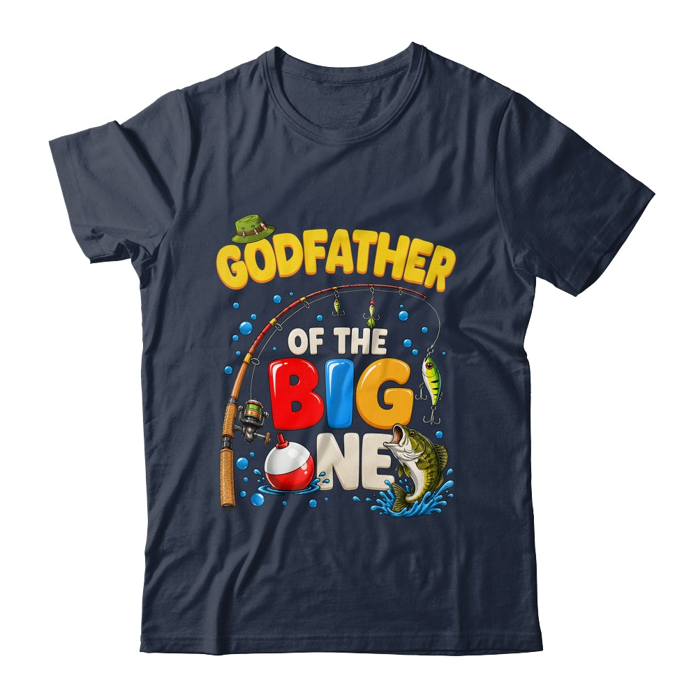 Godfather Of The Big One Fishing Birthday Boy Family Party Shirt & Hoodie | siriusteestore