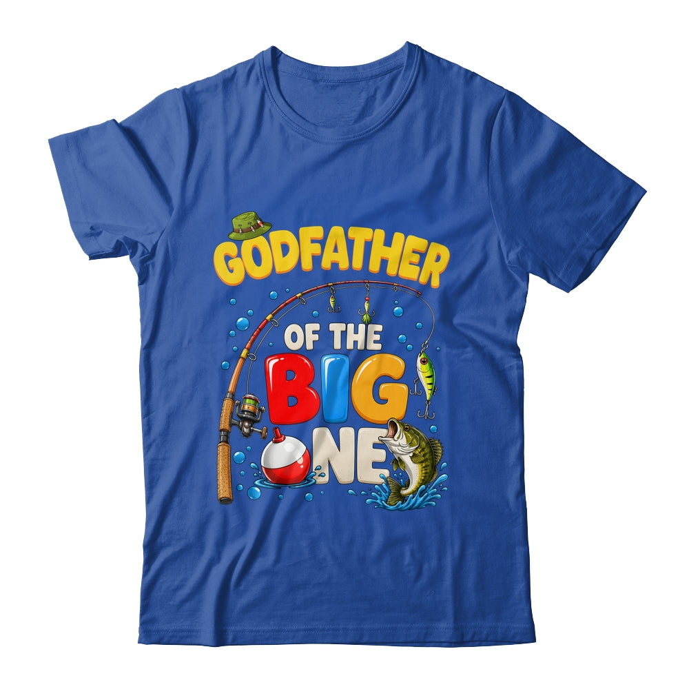 Godfather Of The Big One Fishing Birthday Boy Family Party Shirt & Hoodie | siriusteestore