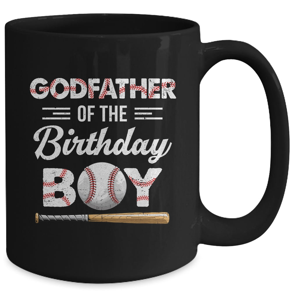 Godfather Of The Birthday Boy Baseball Matching Family Party Mug | siriusteestore