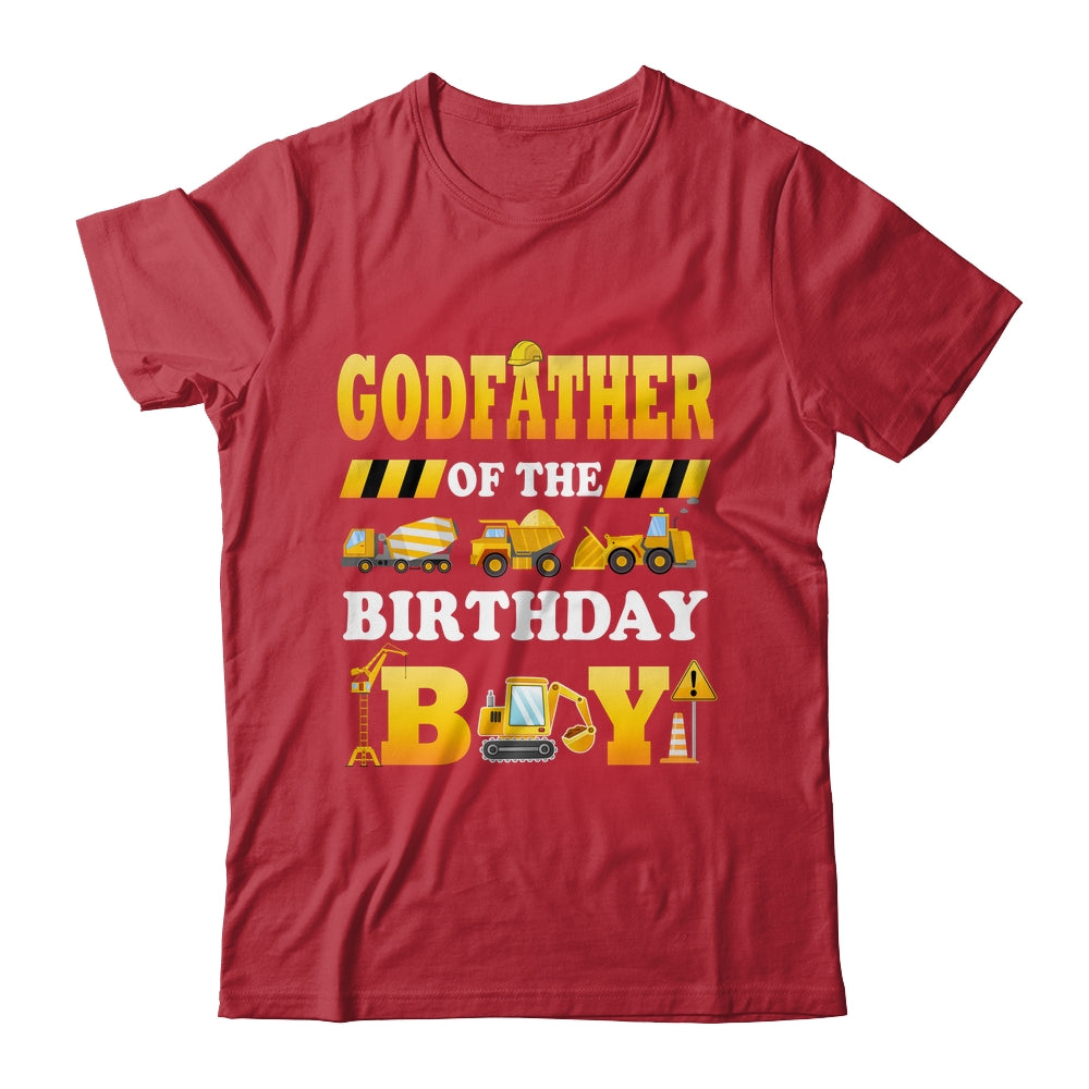Godfather Of The Birthday Boy Construction Matching Family Shirt & Hoodie | siriusteestore
