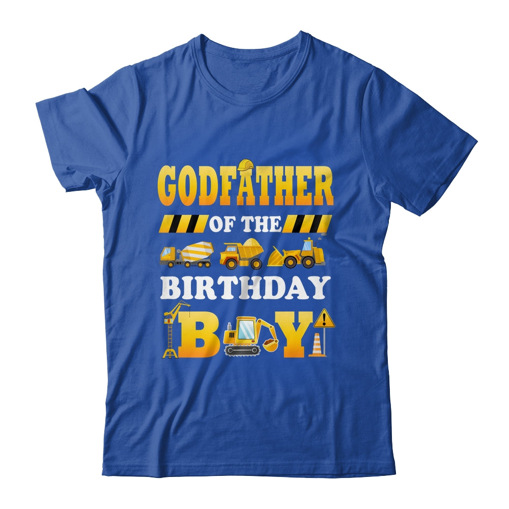 Godfather Of The Birthday Boy Construction Matching Family Shirt & Hoodie | siriusteestore