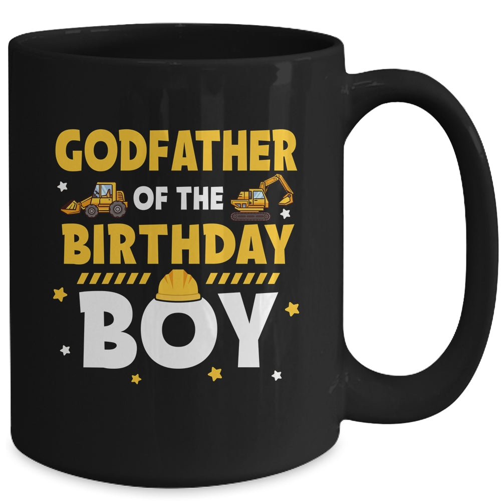 Godfather Of The Birthday Boy Construction Worker Party Mug | siriusteestore