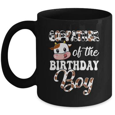 Godfather Of The Birthday Boy Cow Farm 1st Birthday Boy Mug | siriusteestore