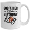Godfather Of The Birthday Boy Football 1st Birthday Party Mug | siriusteestore