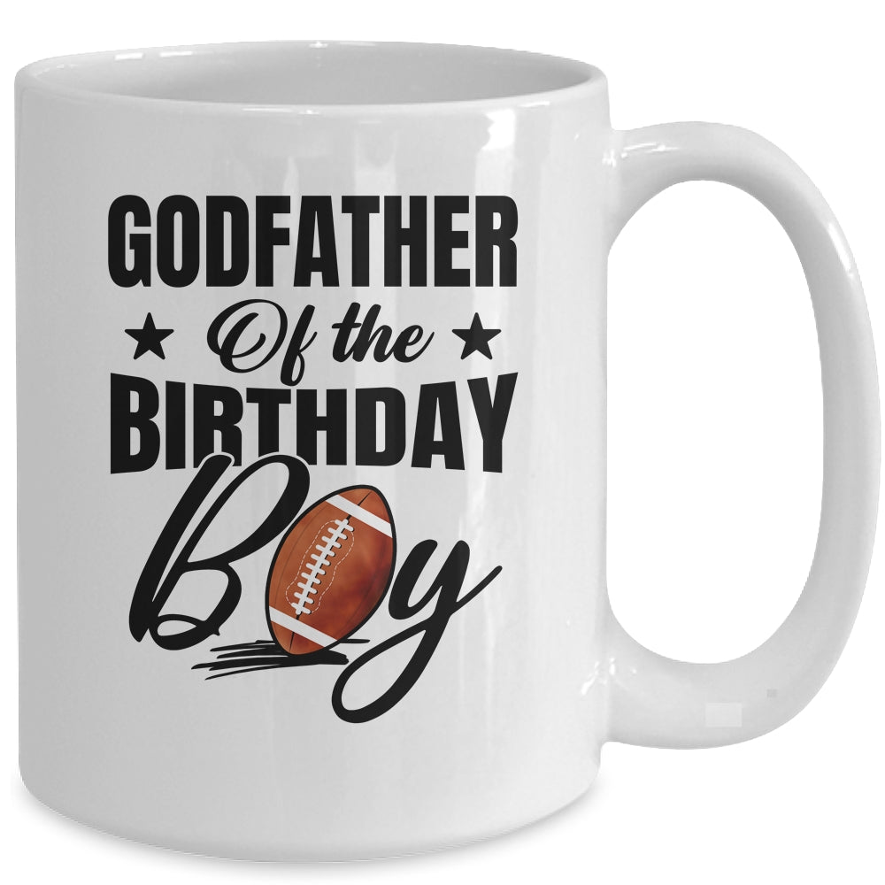 Godfather Of The Birthday Boy Football 1st Birthday Party Mug | siriusteestore