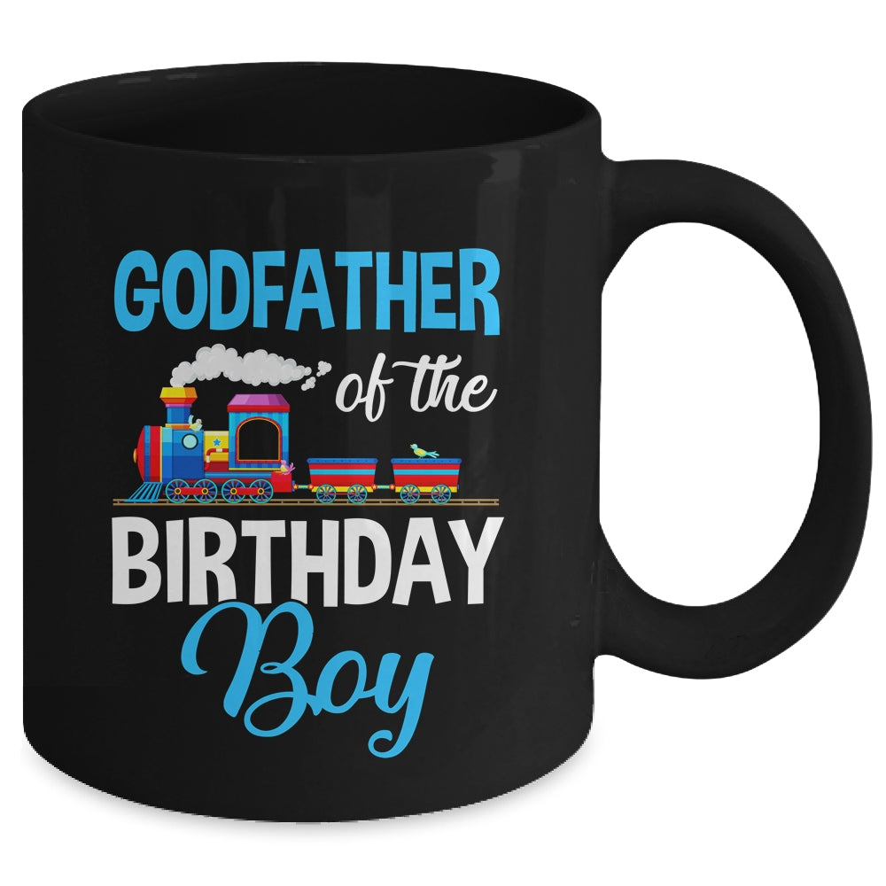 Godfather Of The Birthday Boy Railroad Train Theme Lover Mug | siriusteestore