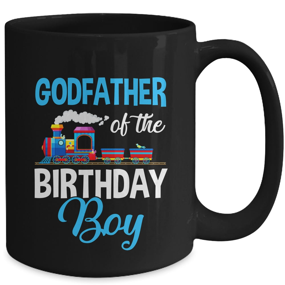 Godfather Of The Birthday Boy Railroad Train Theme Lover Mug | siriusteestore