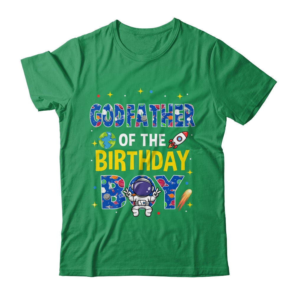 Godfather Of The Birthday Boy Space Astronaut Family Birthday Shirt & Hoodie | siriusteestore