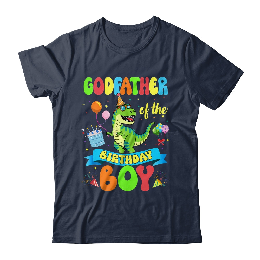 Godfather Of The Birthday Boy TRex Dinosaur Birthday Family Shirt & Hoodie | siriusteestore