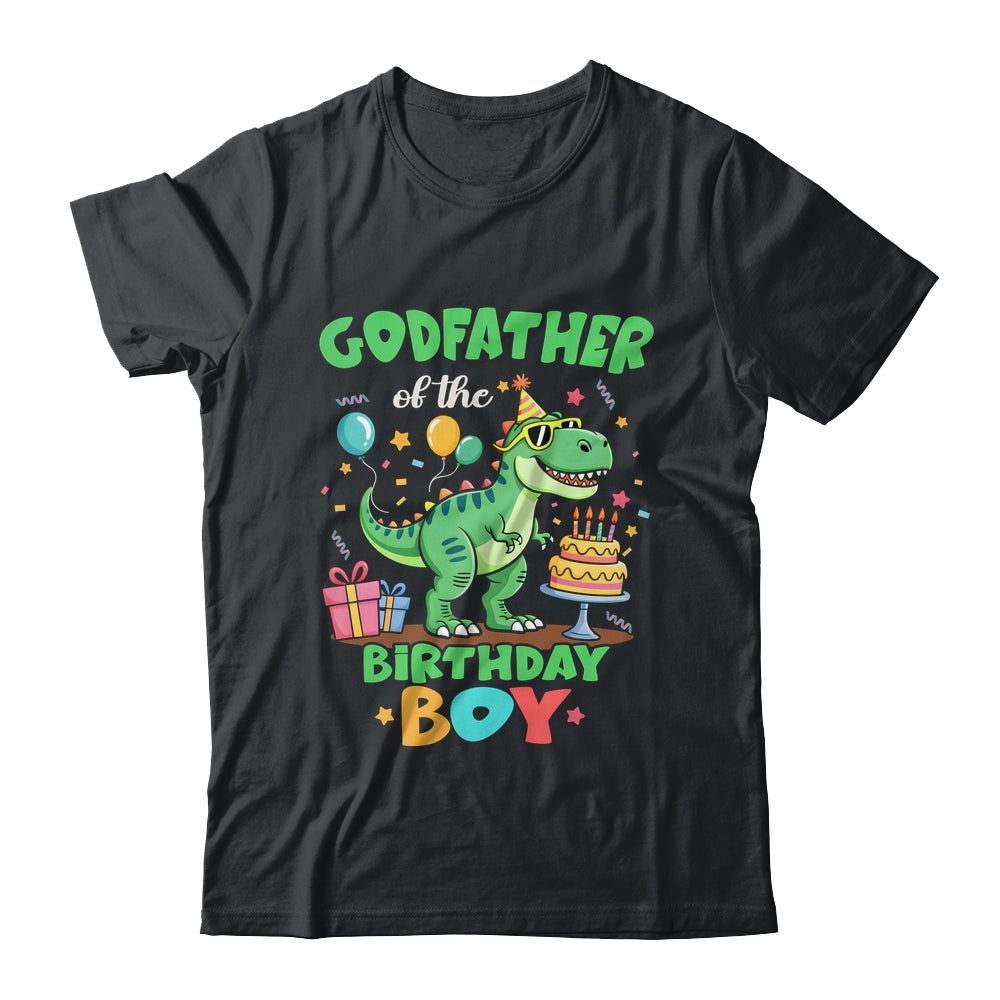 Godfather Of The Birthday Boy T Rex Dinosaur Family Party Shirt & Hoodie | siriusteestore