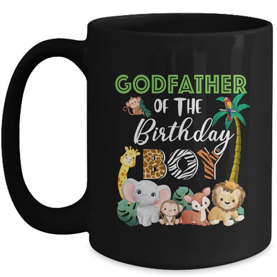 Godfather Of The Birthday Boy Wild Zoo Theme Safari Party Mug | siriusteestore