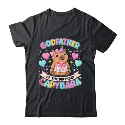 Godfather Of The Birthday Capybara Birthday Girl Family Shirt & Hoodie | siriusteestore