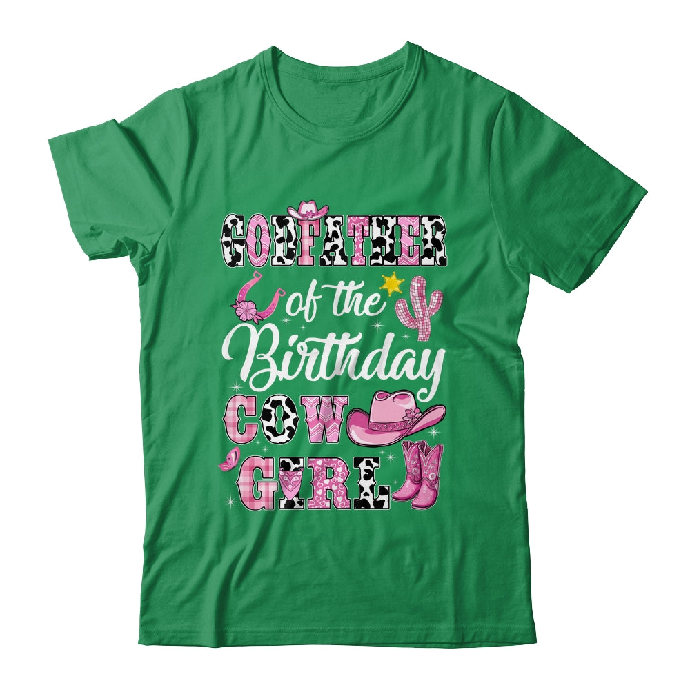 Godfather Of The Birthday Cow Girl Western Cowgirl 1st Birthday Shirt & Hoodie | siriusteestore