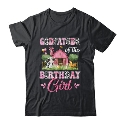 Godfather Of The Birthday Girl 1st Birthday Cow Farm Family Shirt & Hoodie | siriusteestore