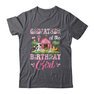 Godfather Of The Birthday Girl 1st Birthday Cow Farm Family Shirt & Hoodie | siriusteestore
