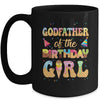 Godfather Of The Birthday Girl 1st Ice Cream Party Family Mug | siriusteestore