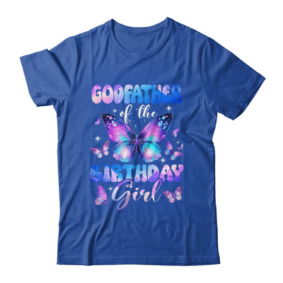 Godfather Of The Birthday Girl Butterfly Family Matching Shirt & Hoodie | siriusteestore