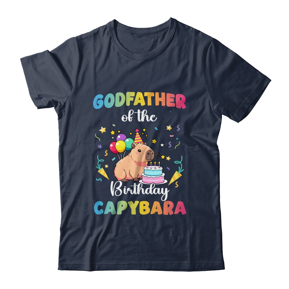Godfather Of The Birthday Girl Capybara Bday Party Family Shirt & Hoodie | siriusteestore