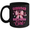 Godfather Of The Birthday Girl Coquette Bow Matching Family Mug | siriusteestore