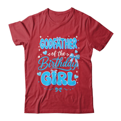 Godfather Of The Birthday Girl Family Coquette Bow Blue Cute Shirt & Hoodie | siriusteestore