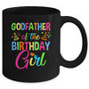 Godfather Of The Birthday Girl Glows Retro 80's Party Family Mug | siriusteestore