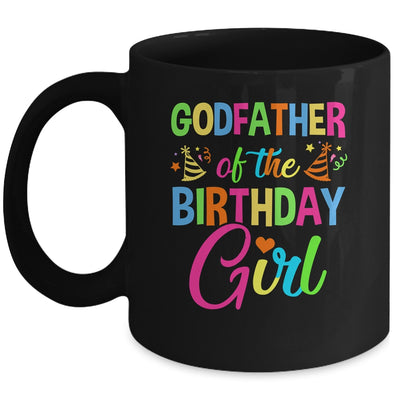 Godfather Of The Birthday Girl Glows Retro 80's Party Family Mug | siriusteestore