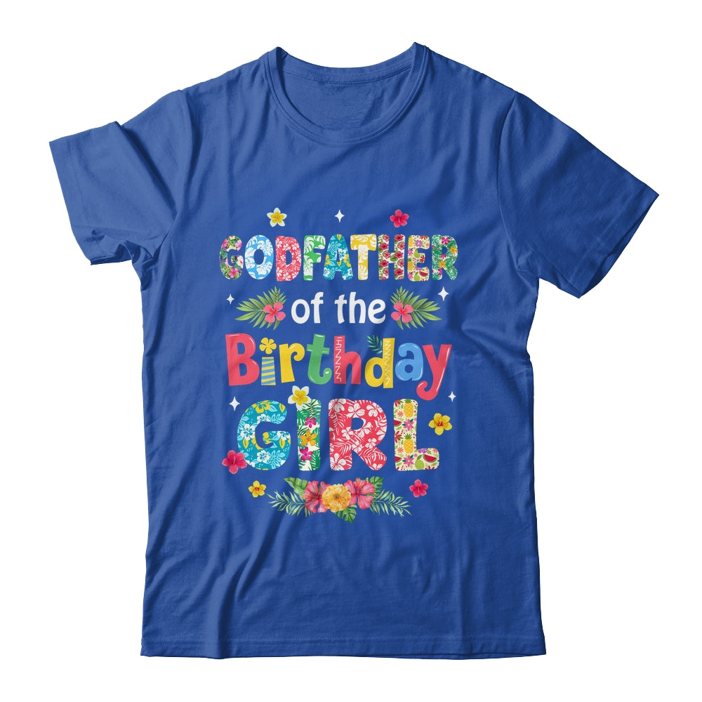 Godfather Of The Birthday Girl Hawaii Family Party Decor Shirt & Hoodie | siriusteestore
