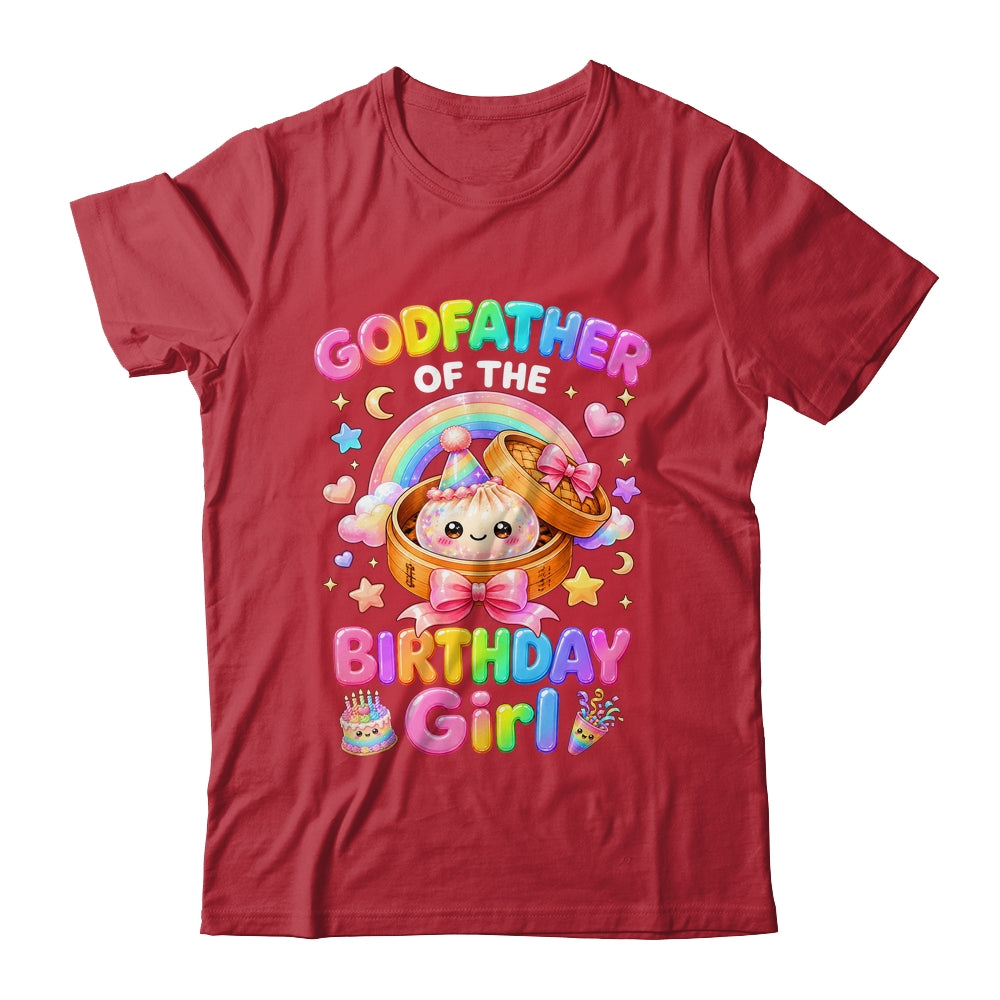 Godfather Of The Birthday Girl Kawaii Dumpling Squishy Family Shirt & Hoodie | siriusteestore