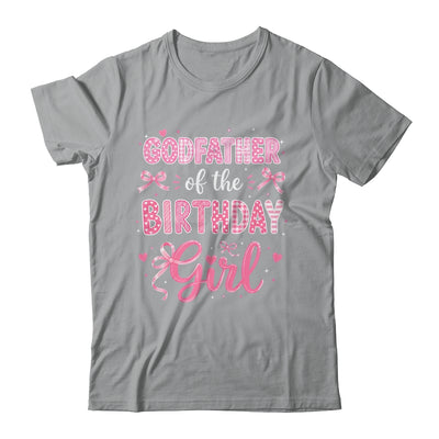 Godfather Of The Birthday Girl Matching Pink Coquette Bow Shirt & Hoodie | siriusteestore