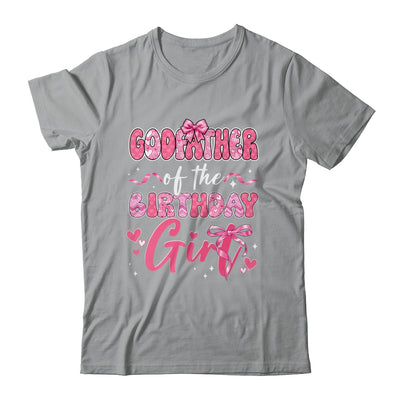 Godfather Of The Birthday Girl Pink Coquette Bow Family Shirt & Hoodie | siriusteestore