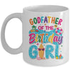 Godfather Of The Birthday Girl Pool Party Beach Family Matching Mug | siriusteestore