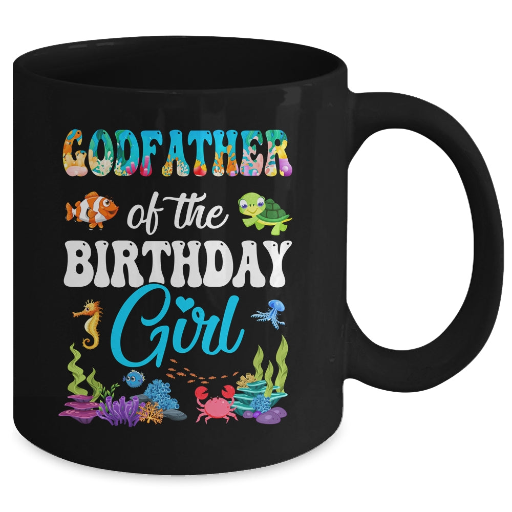 Godfather Of The Birthday Girl Sea Fish Ocean Aquarium Party Mug | siriusteestore