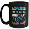 Godfather Of The Birthday Girl Sea Fish Ocean Aquarium Party Mug | siriusteestore